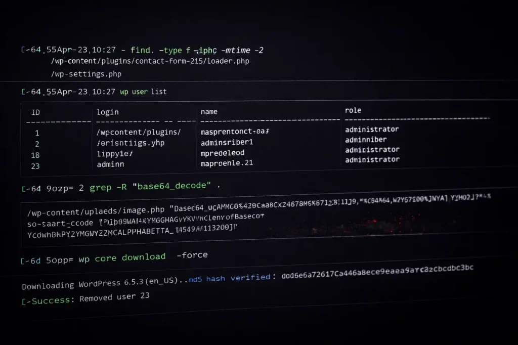 Fixing a hacked WordPress website for a daycare center